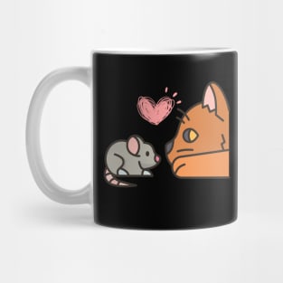 Cat and Rat - Cat and Mouse Mug